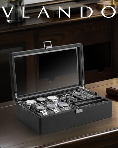 Vlando 腕時計ケース PU製 男性 収納ボックス ケース 収納 プレゼント 0 bde 1 d e その他 キッチン 食器