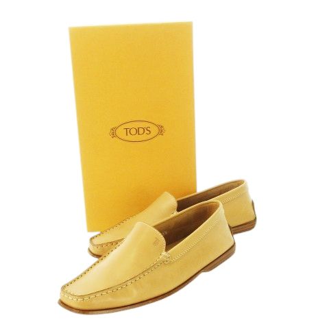 トッズ TOD'S ドライビングシューズ スリッポン モカシン レザー 革
