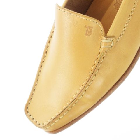 TOD'S トッズ ドライビングシューズモカシン スリッポン 22.5 美品 トッズ TOD'S ドライビングシューズ スリッポン モカシン レザー 革