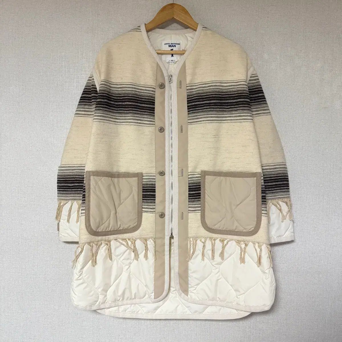 XS ジュンヤワタナベマン ジャミロクワイ 22 AW ニットドーキング ライナー パーカ