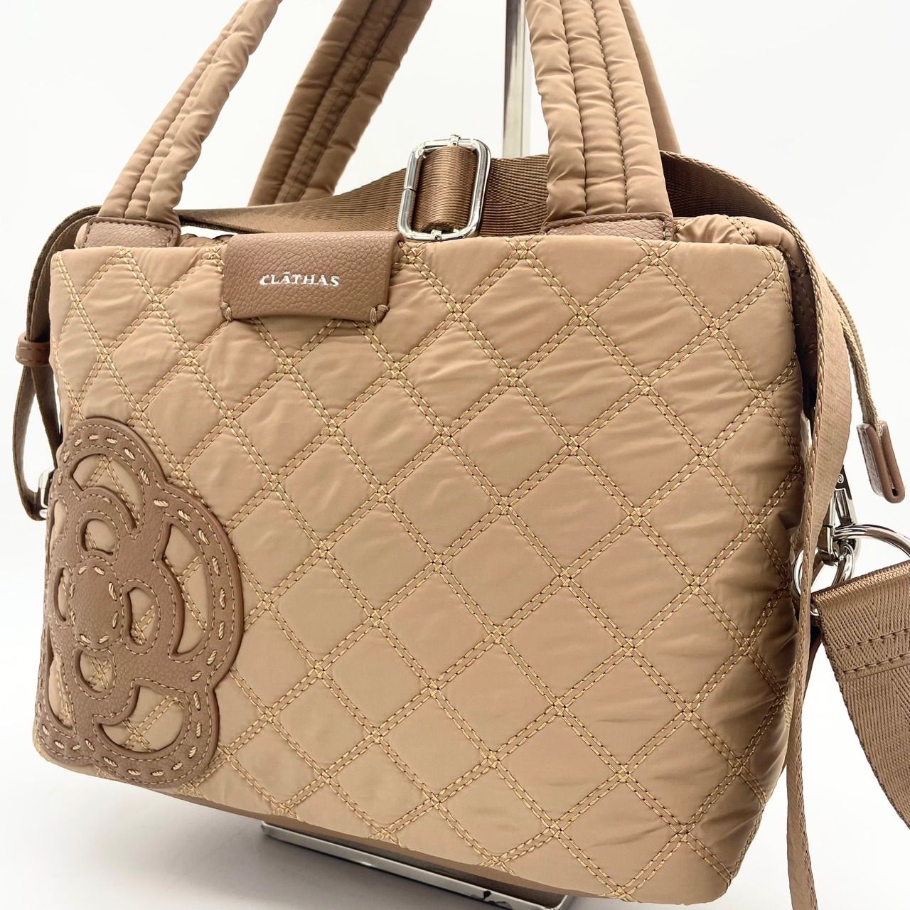CLATHAS クレイサス 【美品 】2way キルティング トートバッグ 