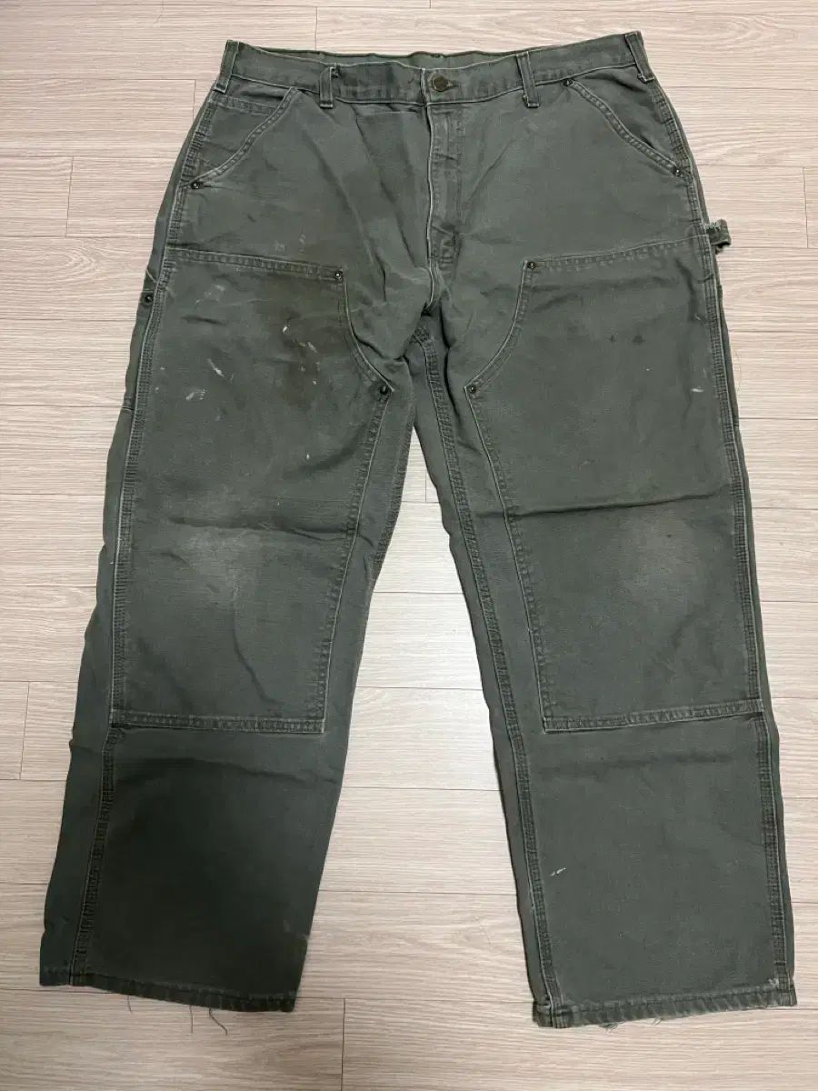 カーハート ダブルニー モースグリン 38 x 30