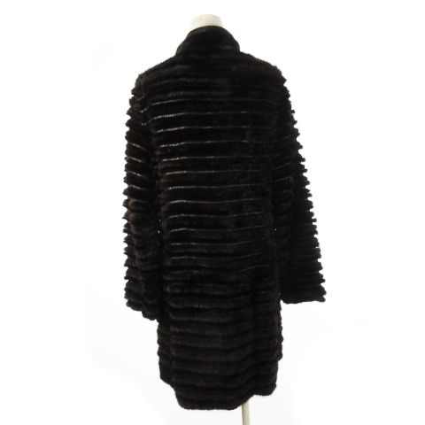 【nao】Altima毛皮コート　ミンク素材 アルティマ GF altima ファーコート ミンクファー 毛皮 ラムレザー 革