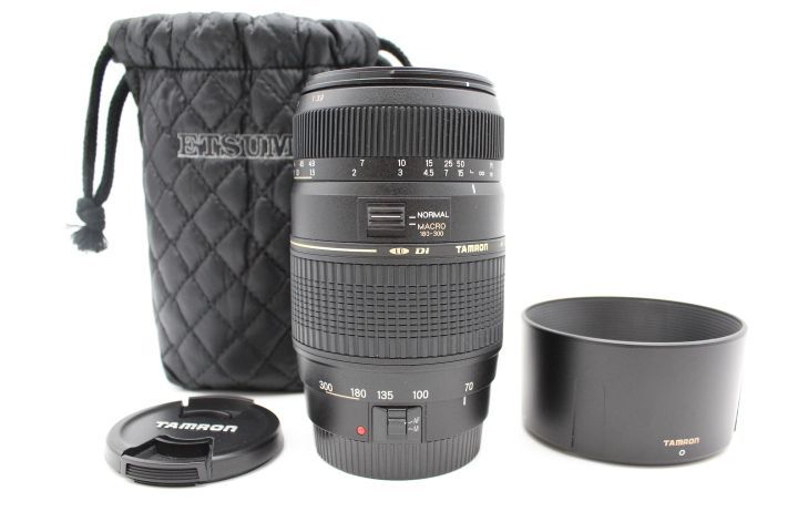 TAMRON タムロン 望遠ズームレンズ AF 70 300 mm F 4 5 6 Di MACRO キヤノン用 フルサイズ対応 A 17 E