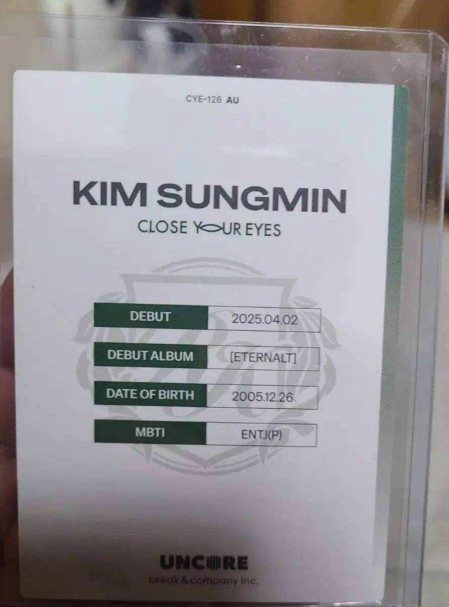 クリUア ソンミン サインカード - メルカリ