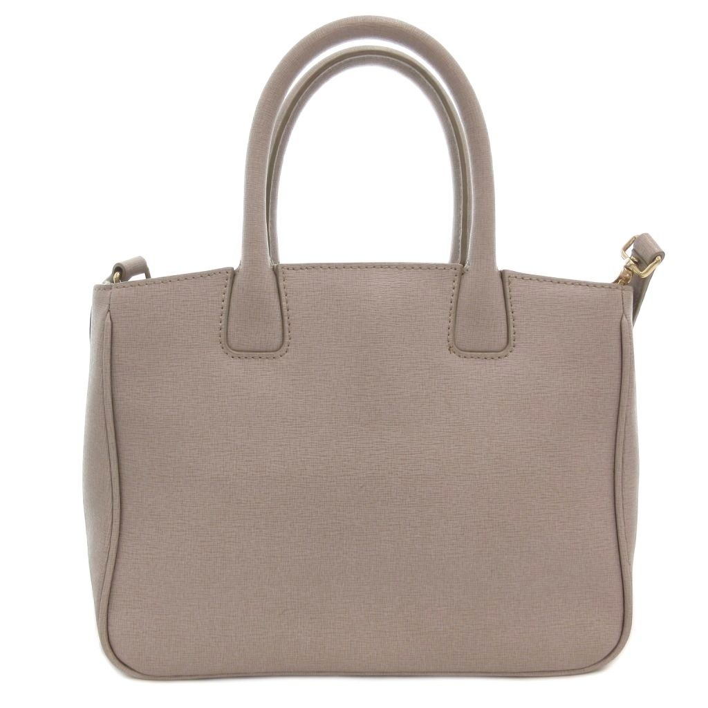 フルラ FURLA 美品 ハンドバッグ ショルダー 2way レザー 革 ロゴ
