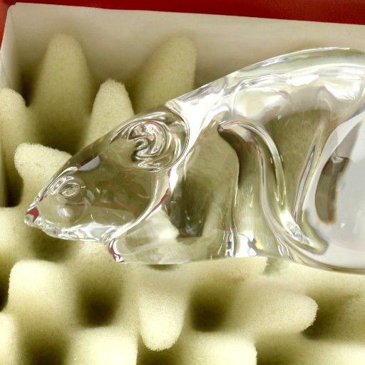 バカラ Baccarat 置物 インテリア フィギュア クリスタル 干支 ねずみ