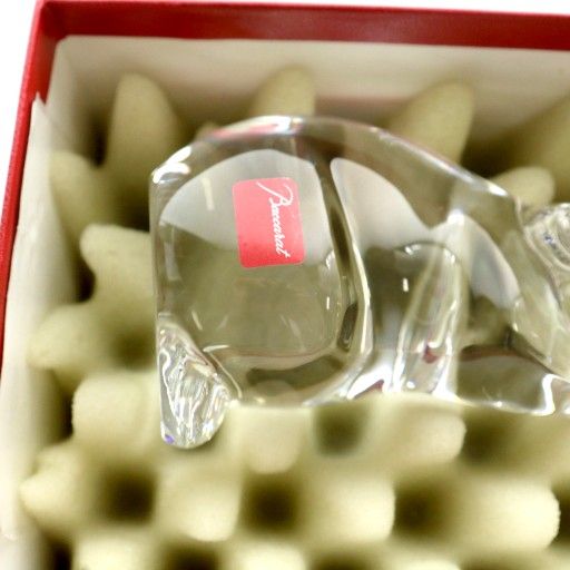 バカラ Baccarat 置物 インテリア フィギュア クリスタル 干支 ねずみ