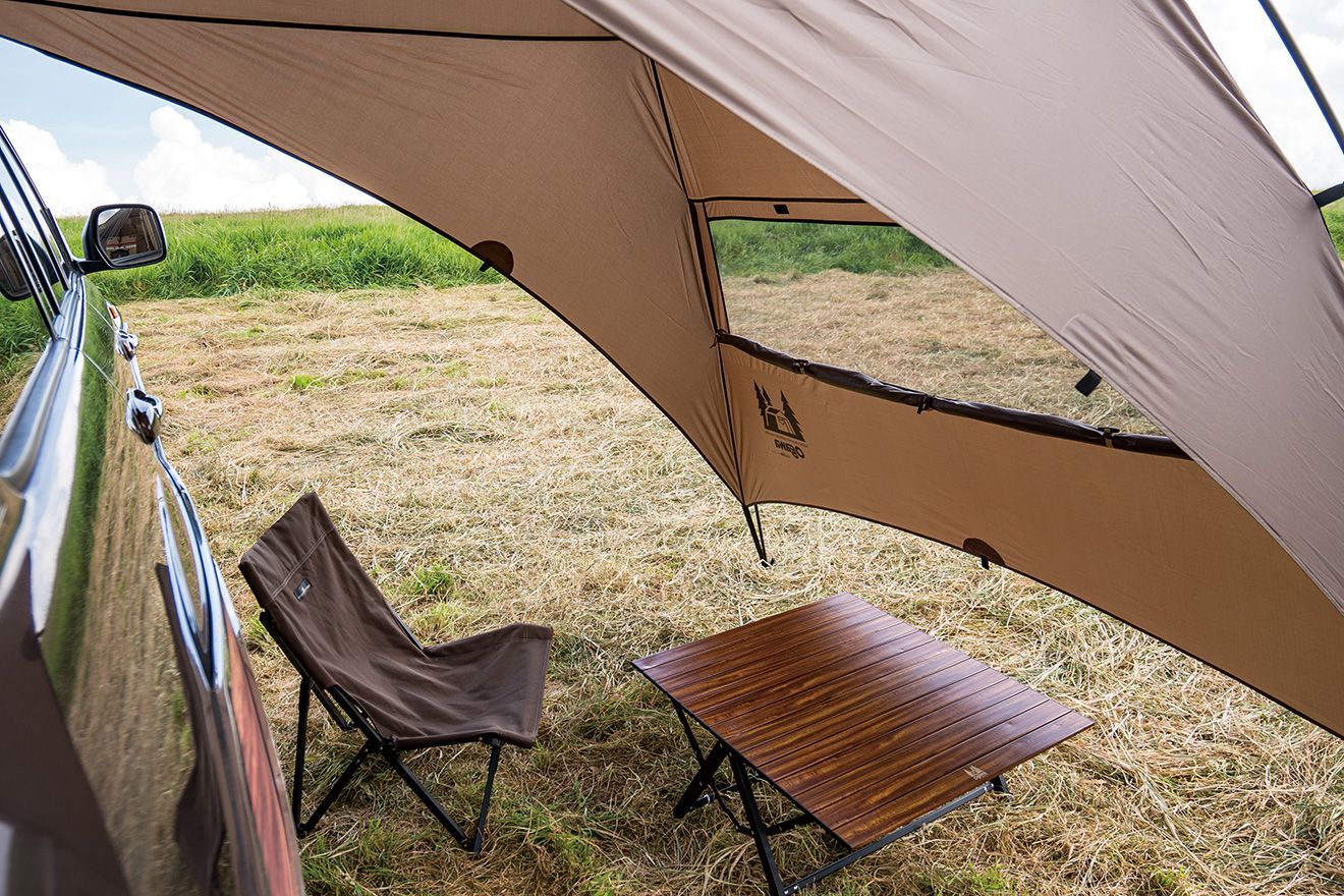 カーサイドタープＡＬ-II ダークブラウン