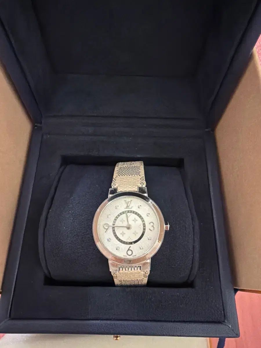 ルイヴィトン タンブール ダイヤモンドウォッチ