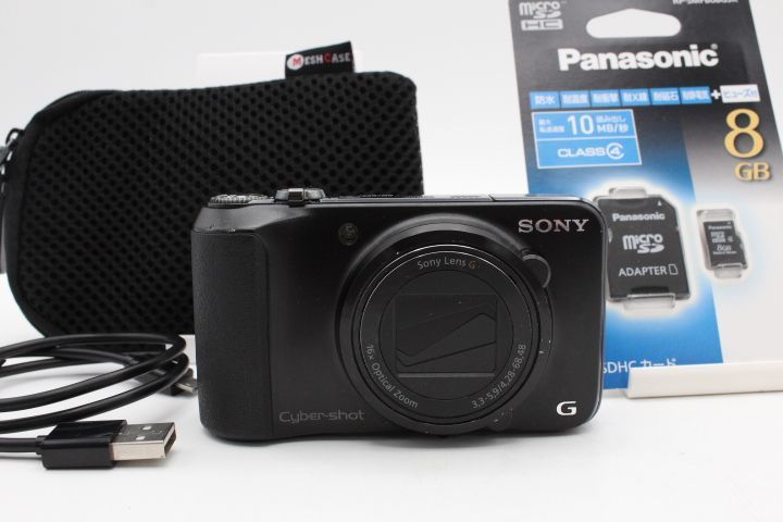 メモリーカード付き SONY ソニー Cyber Shot HX 10 V 1820万 光学x 16 ブラック DSC B