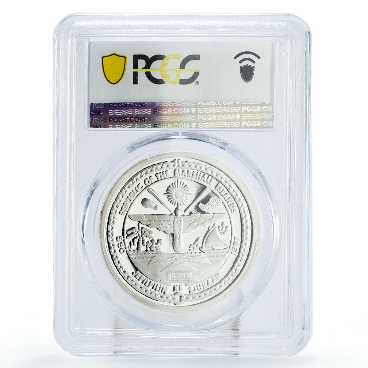 マーシャル諸島 50ドル 丑年 PR67 PCGS 銀貨 1997年 - メルカリ