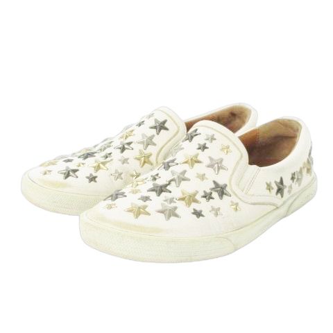 ジミーチュウ JIMMY CHOO スニーカー スリッポン レザー 革 スタッズ