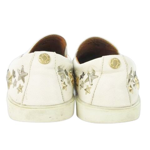 ジミーチュウ JIMMY CHOO スニーカー スリッポン レザー 革 スタッズ