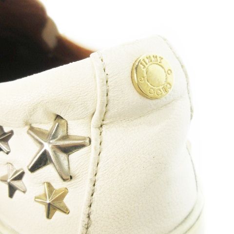 ジミーチュウ JIMMY CHOO スニーカー スリッポン レザー 革 スタッズ