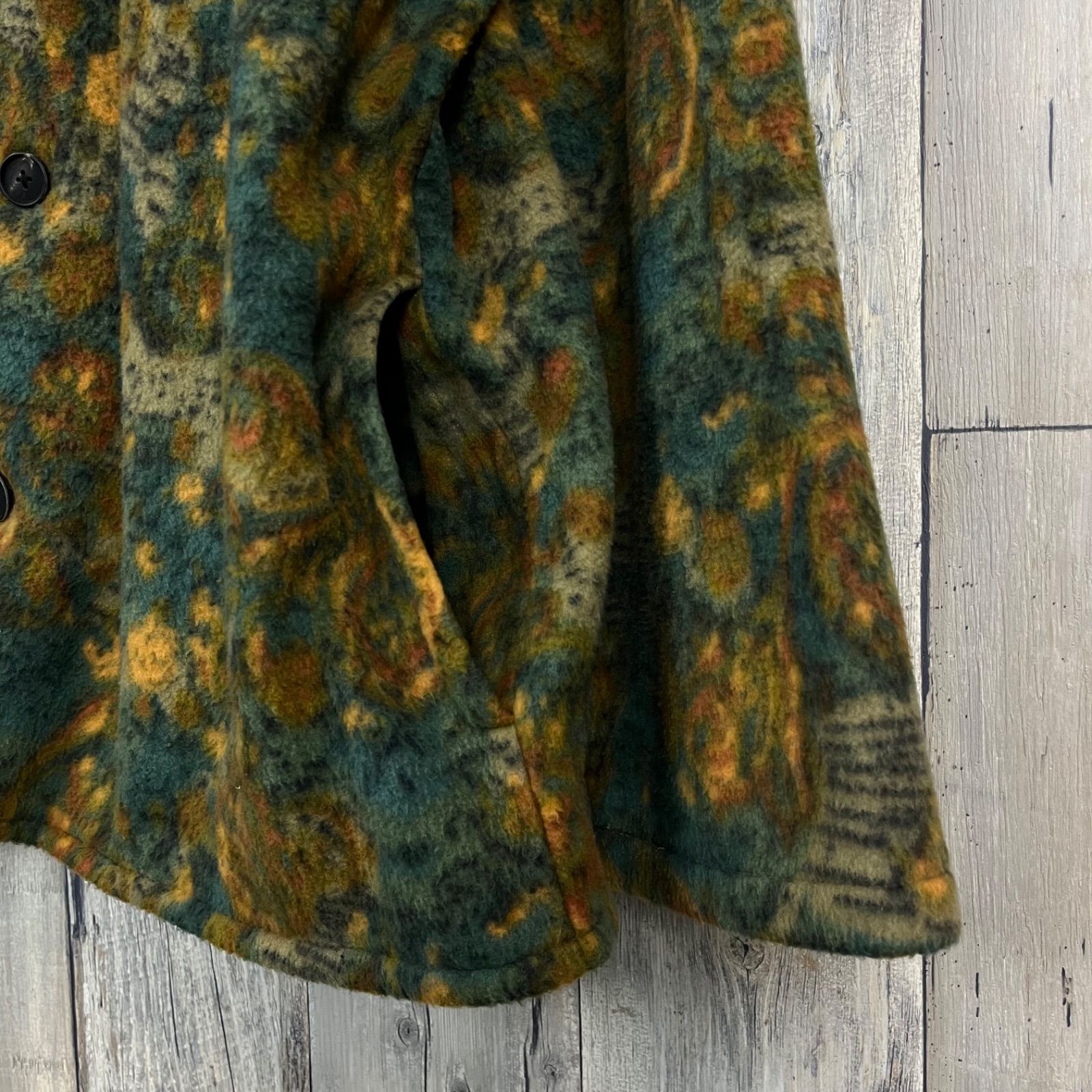 SUPREME シュプリーム 21AW PAISLEY FLEECE SHIRT ペイズリー アート柄