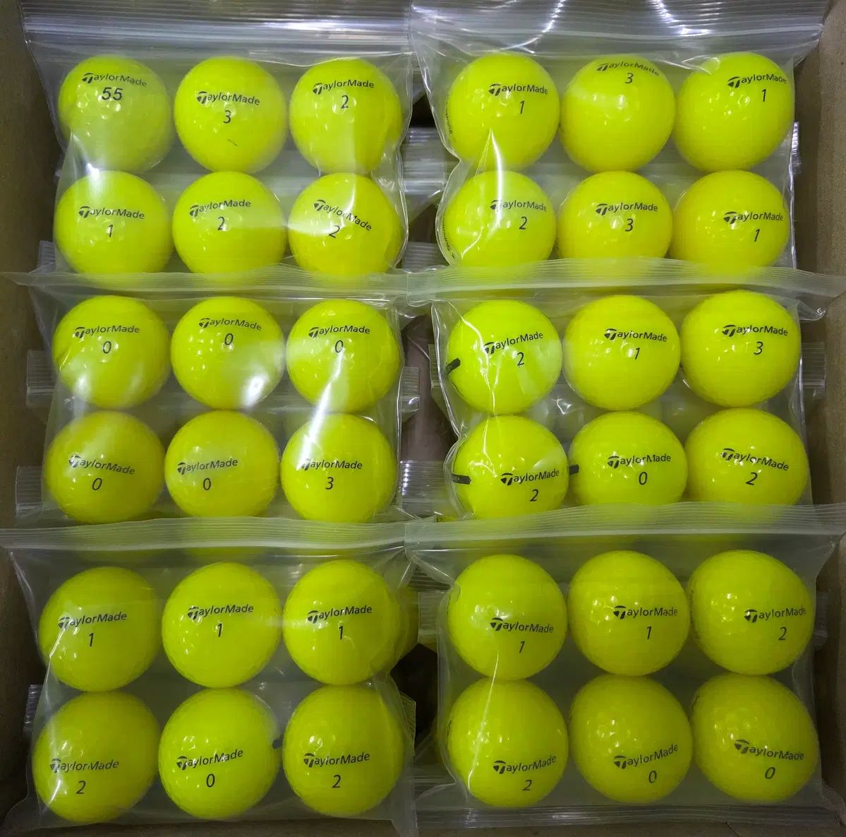 TaylorMade A級 光沢 COLOR ロストボール 120球 ゴルフボール