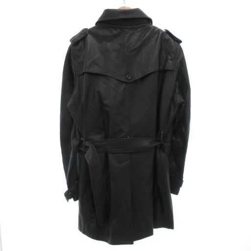 バーニーズニューヨーク BARNEYS NEW YORK ラムレザーコート トレンチ