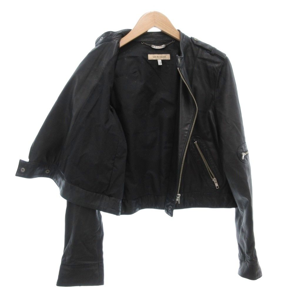 シーバイクロエ SEE BY CHLOE ライダース レザージャケット 革ジャン