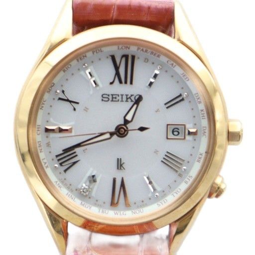 SEIKO セイコー LK ルキア 1B35-0AA0 シルバー×ゴールド ラウンド