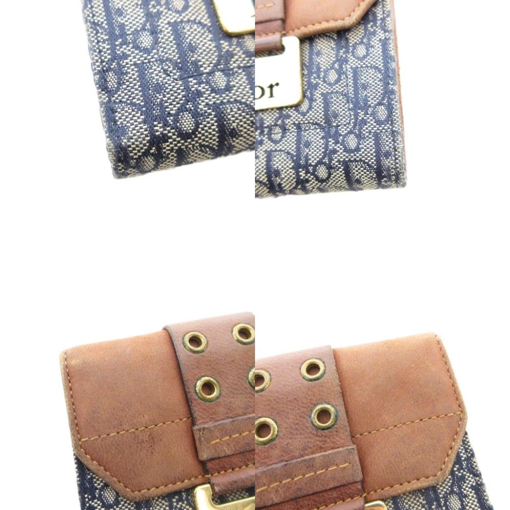 クリスチャンディオール Christian Dior トロッター 二つ折り財布