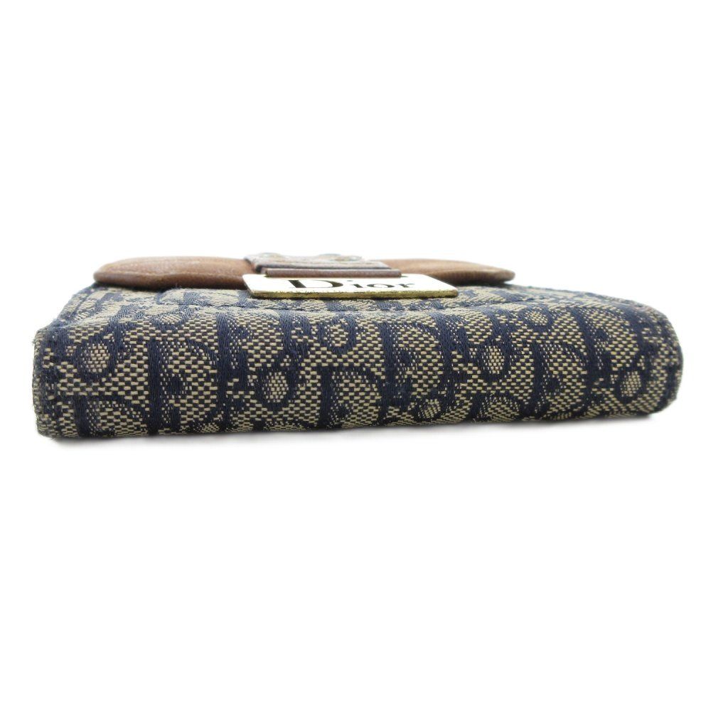 クリスチャンディオール Christian Dior トロッター 二つ折り財布