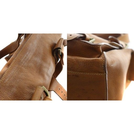 【中古】マルベリー Mulberry ハンドバッグ ミニボストン ロゴ レザー 茶 ブラウン ■GY11 /MQ メンズ マルベリー Mulberry ハンドバッグ ミニボストン ロゴ レザー 茶