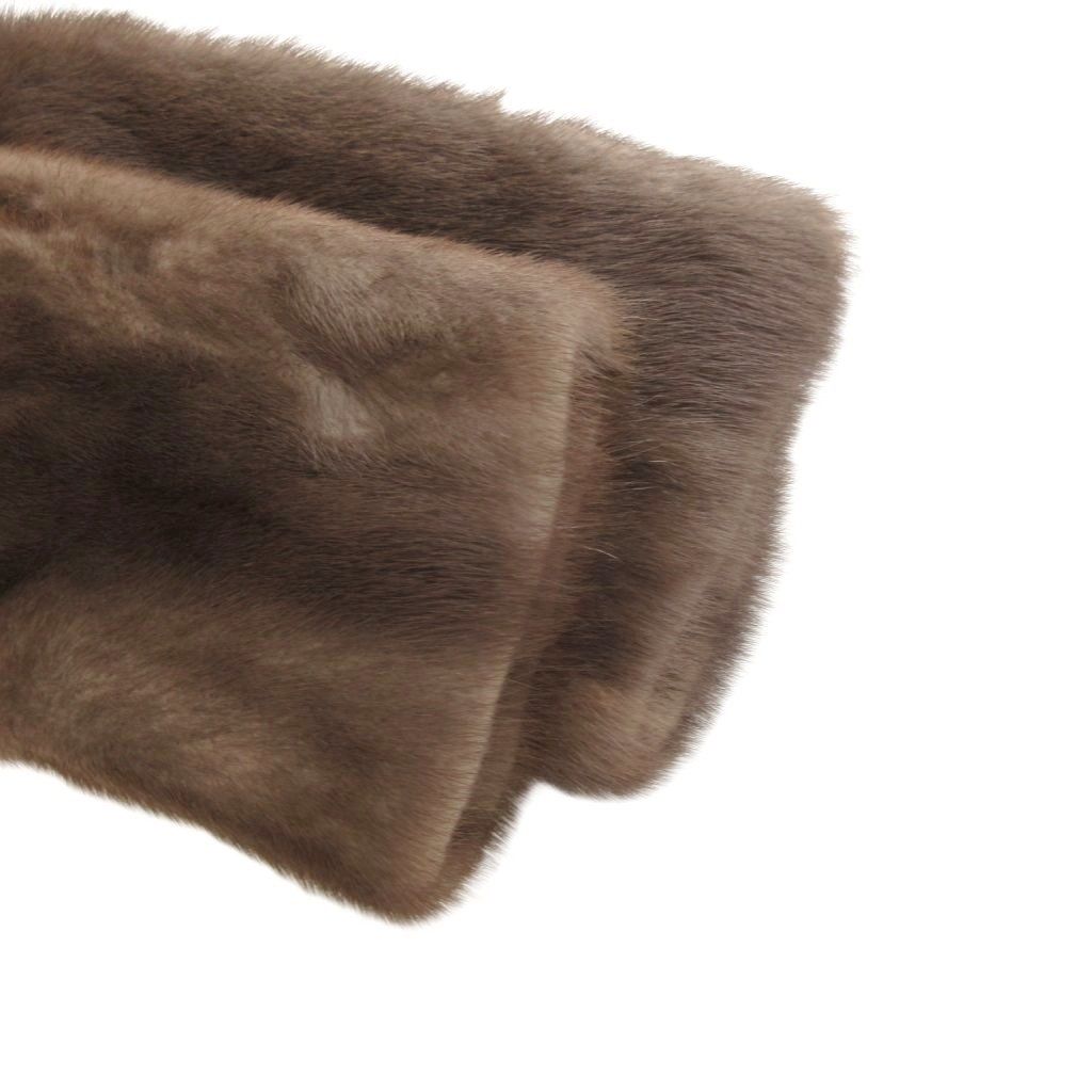 パロディ PALODY ミンクファーコート 毛皮 ミドル丈 9 ライトブラウン