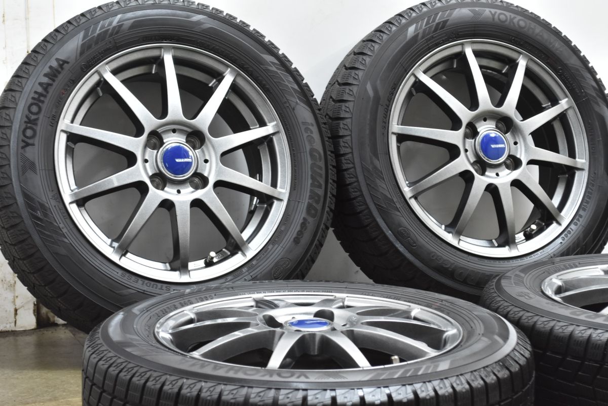 バリ溝 WINNERS 15 in 5 J 42 PCD 100 ヨコハマ アイスガード IG 60 175 65 R フィールダー アクア フィット スイフト スタッドレス