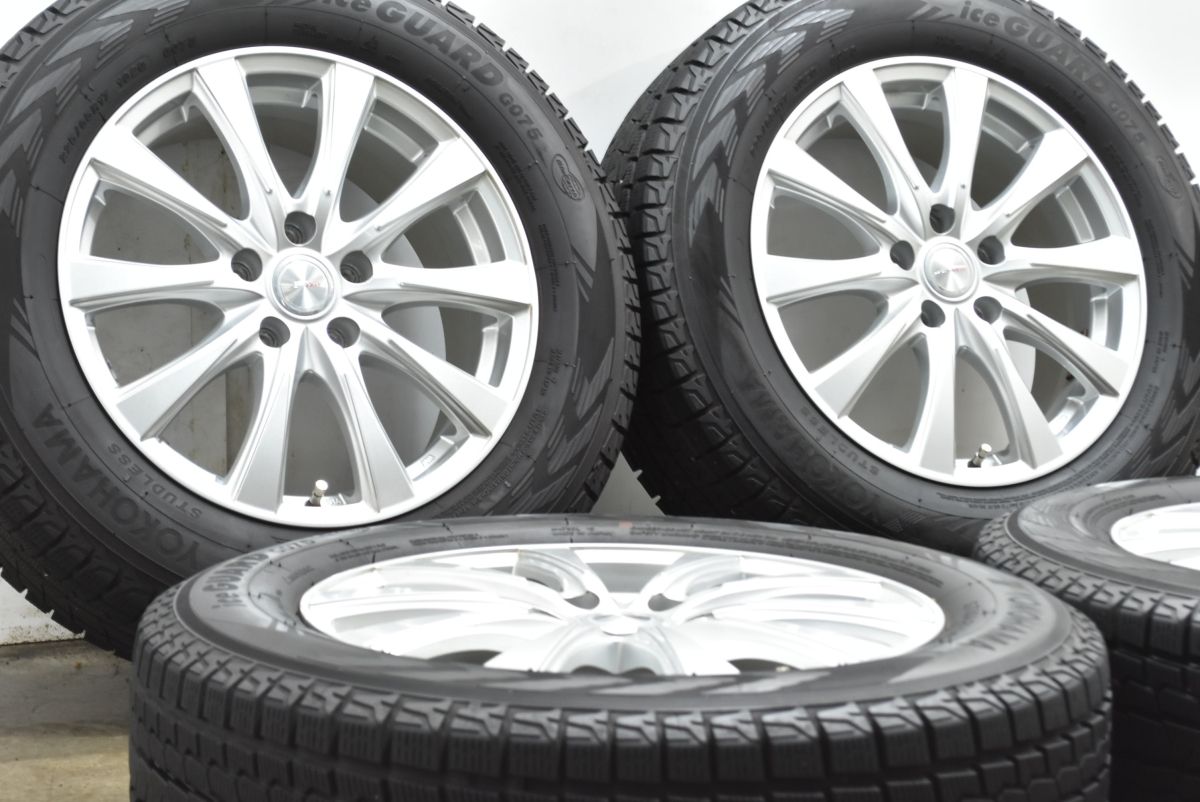 程度良個品 ジョーカー 17 in 7 J 48 PCD 114 3 ヨコハマ アイスガード G 075 225 65 R エクストレイル CX 5 8 レガシィアウトバック