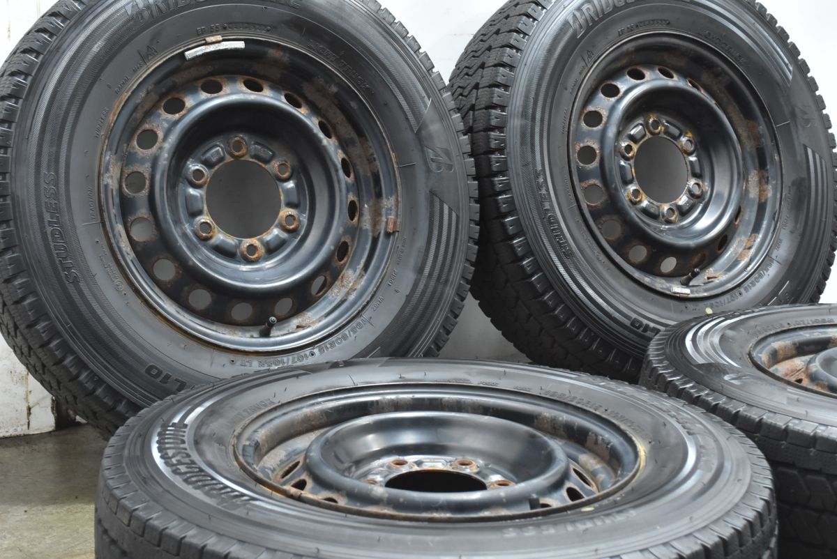 スタッドレス トヨタ ハイエース 15 in 6 J 35 PCD 139 7 ブリヂストン ブリザック VL 10 195 80 R 107 105 N LT レジアスエース