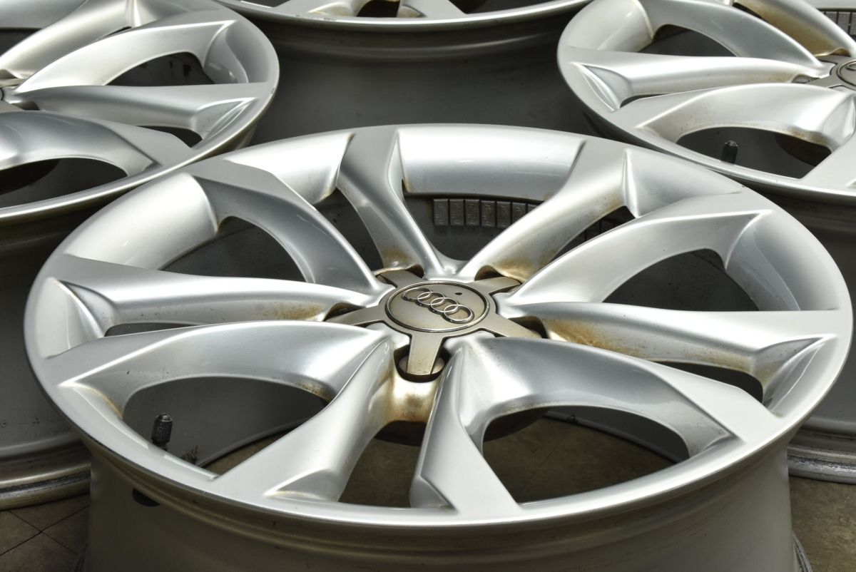 程度良好品 アウディ S 4 8 K 18 in J 47 PCD 112 ホイール4本セット 品番 Audi A 3 流用 ノーマル戻し