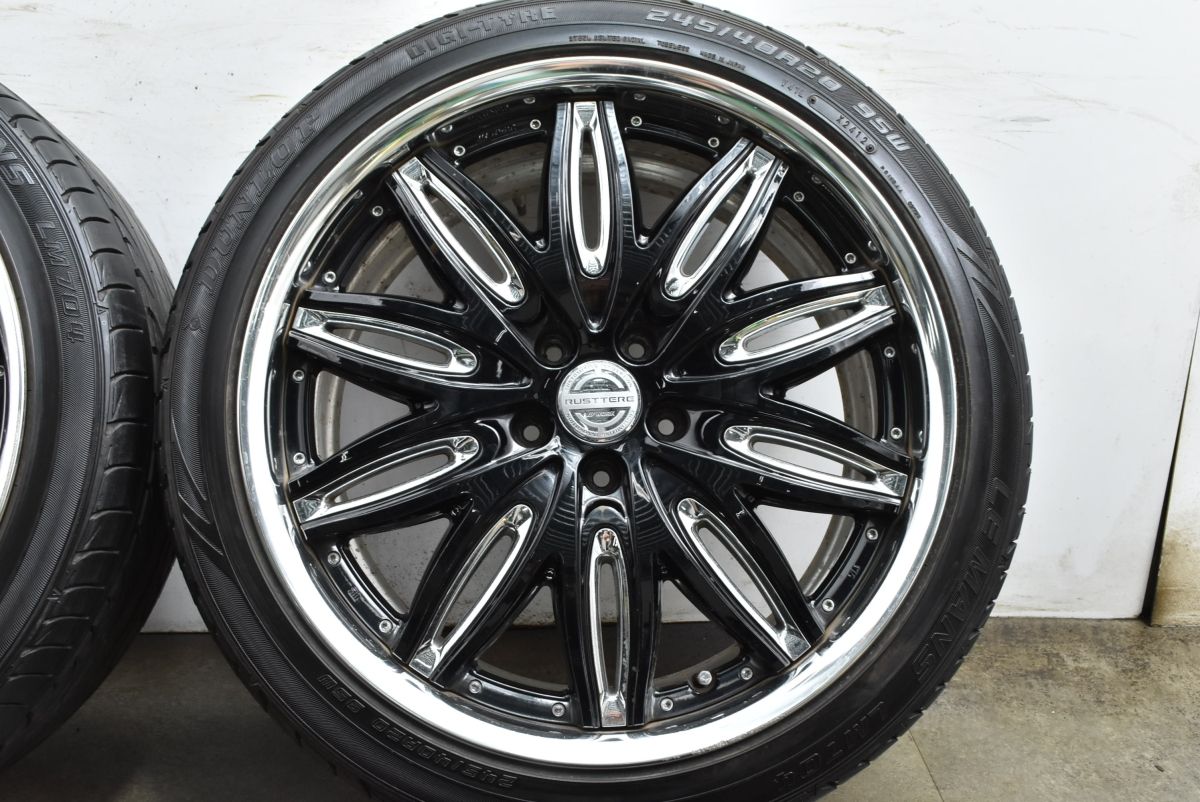 車 【ドレスアップ用に】ワーク ラスターレ 20in 8.5J+50 PCD114.3 