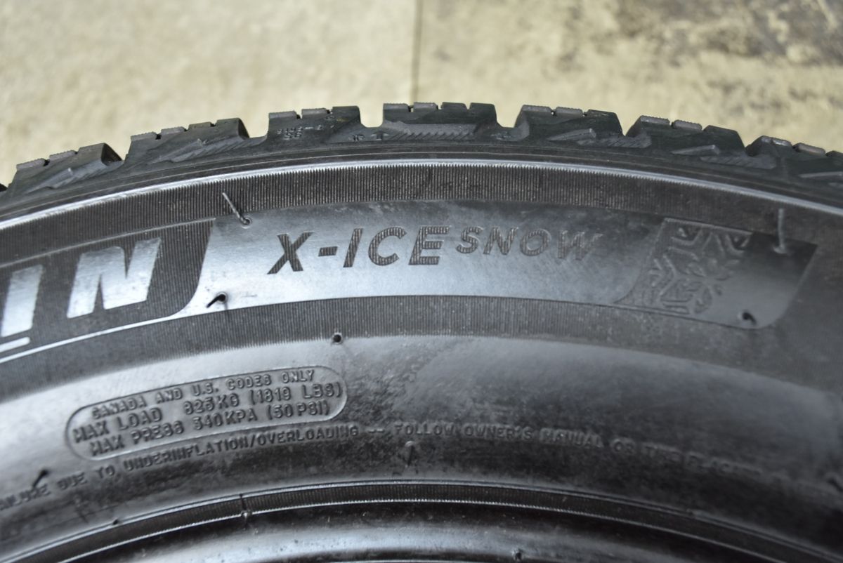 バリ溝 ミシュラン X ICE SNOW 225 55 R 17 ４本セット スカイライン シーマ フーガ セルシオ MAZDA 6 アテンザ スタッドレスタイヤ フルオートエアコン 17インチ 