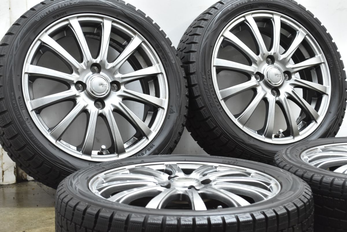 良好品 シビラ 15 in 4 5 J 45 PCD 100 ダンロップ ウィンターマックス WM 01 165 55 R ワゴンR ステラ アルト ハスラー N BOX