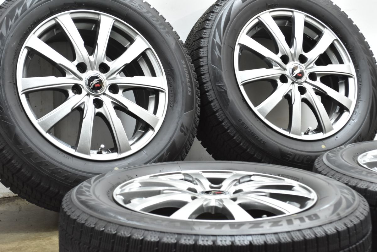 バリ溝 Weds Fang 16 in 6 5 J 47 PCD 114 3 ブリヂストン ブリザック VRX 2 205 65 R ヤリスクロス C 28 セレナ CX 30 スタッドレス