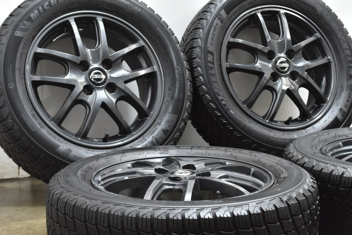 日産 純正 エスティーロ 15インチ 1本以外美品 純正オプション品】ニッサン ノート 純正OP エスティーロ 15in 5.5J +