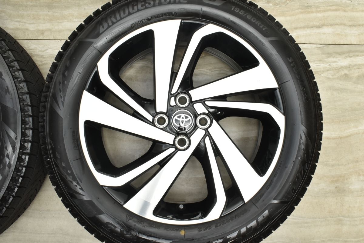 新車外し品 バリ溝VRX3付】トヨタ ライズ Zグレード 純正 17in 6J +40