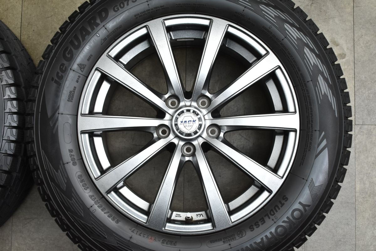  ザック 17 in 7 J 48 PCD 114 3 ヨコハマ アイスガード G 075 225 65 R レガシィアウトバック エクストレイル CX 5 8 可 17インチ タイヤ ホイールセット