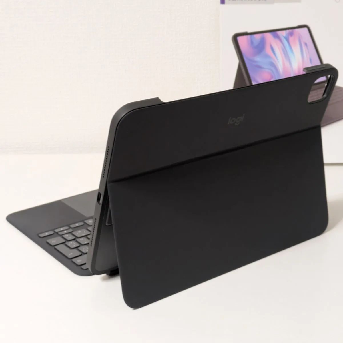 美品】logicool Combo Touch（iPad Pro M5/M4用） iK1177GRA
