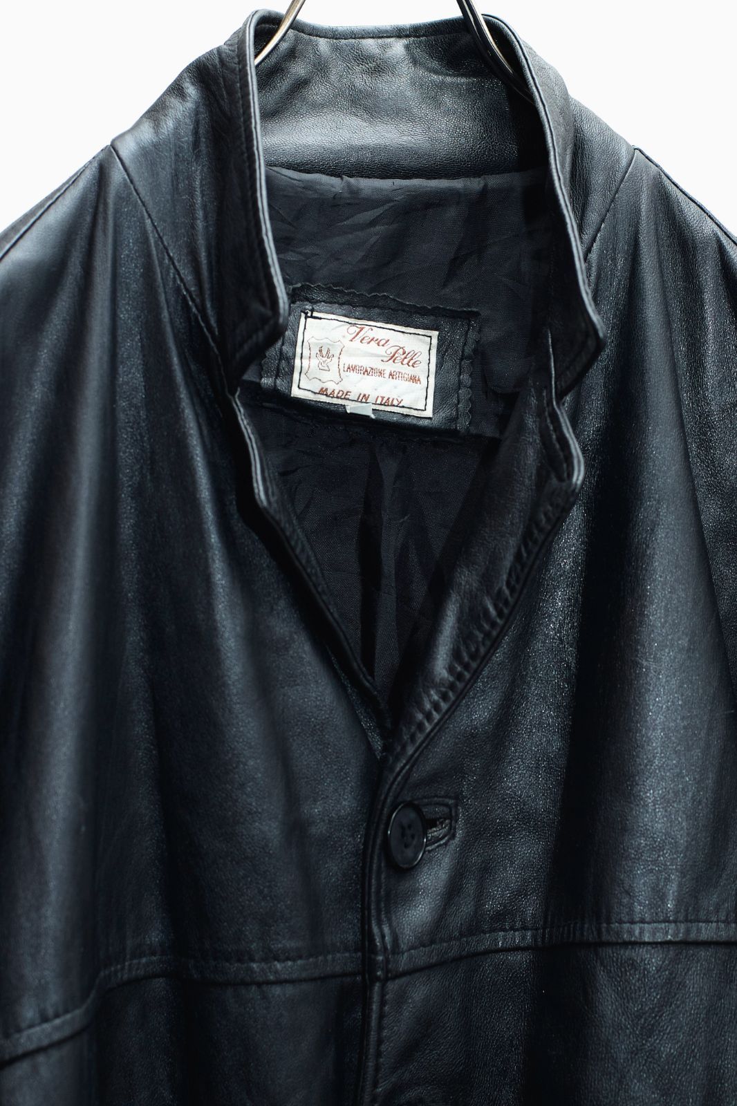 イタリア製 VERA PELLE レザーカーコート - メルカリ