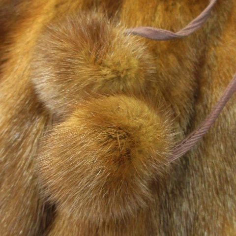 美品✨EMBA エンバ ミンク ケープ ポンチョ 毛皮 ファーコート エンバ EMBA ファーマント ポンチョ ケープ ミンクファー 毛皮