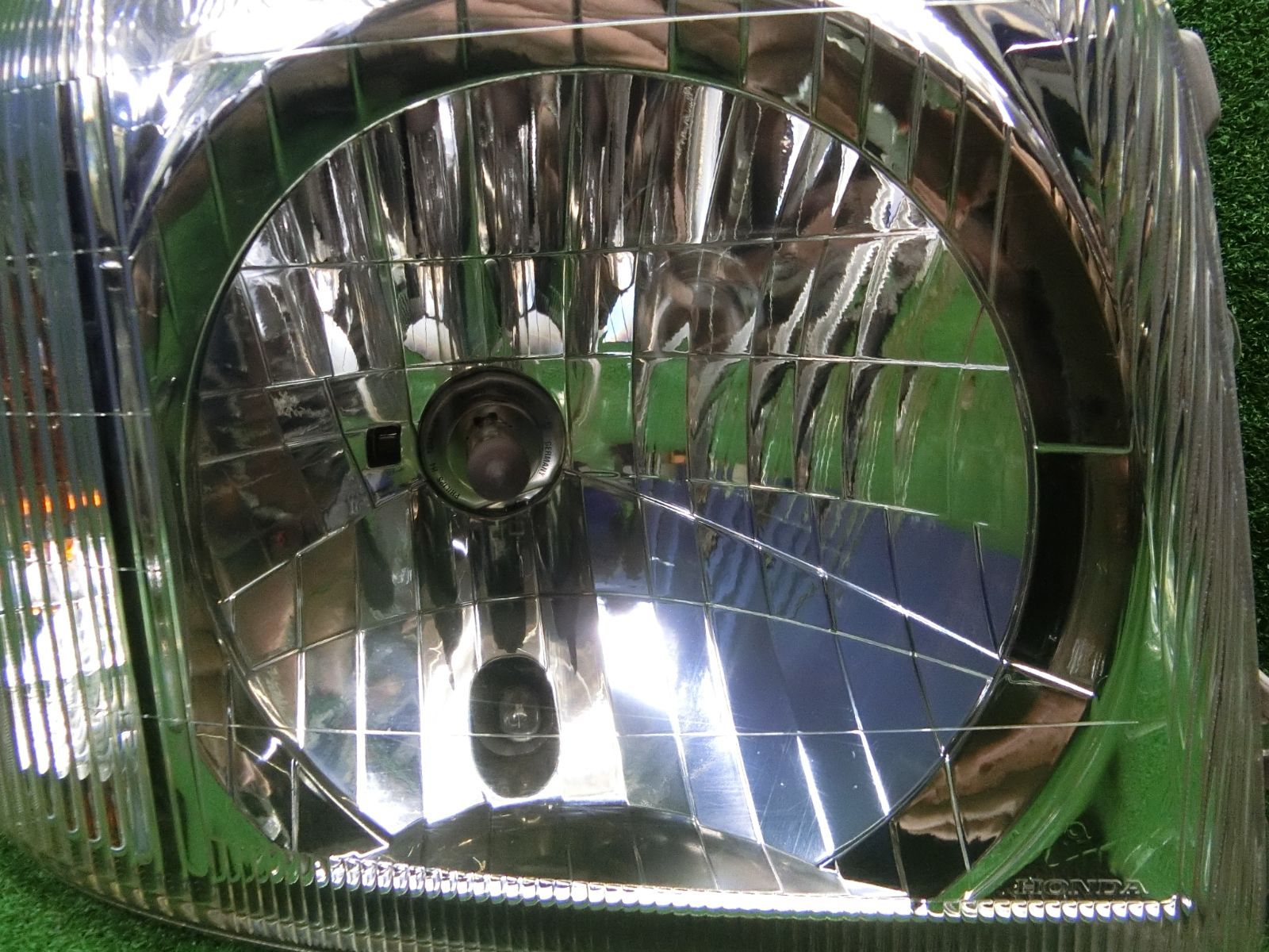 12304] コーティング済 ホンダ バモス HM1 ヘッドライト 左右セット