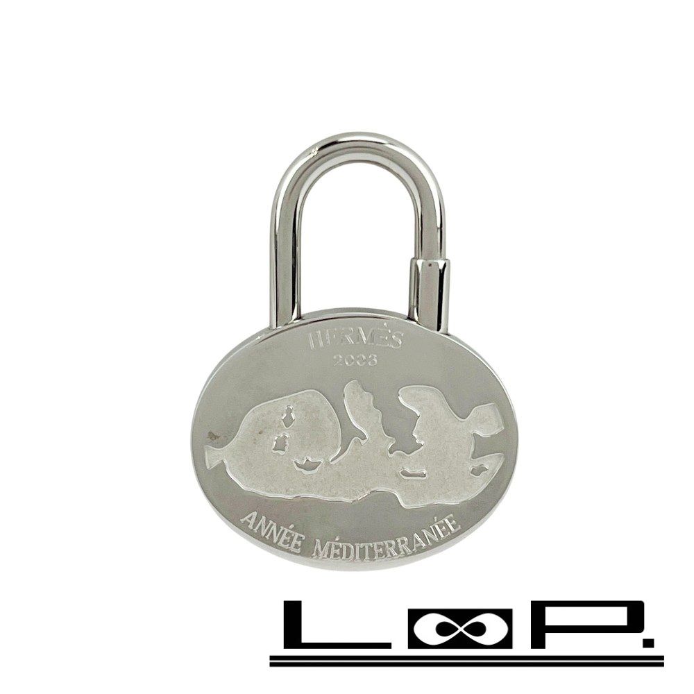 ■未使用■　エルメス カデナ 地中海 バッグ チャーム アクセサリー SS シルバー 2003 【450174】10 □未使用□ エルメス カデナ 地中海 バッグ チャーム アクセサリー SS