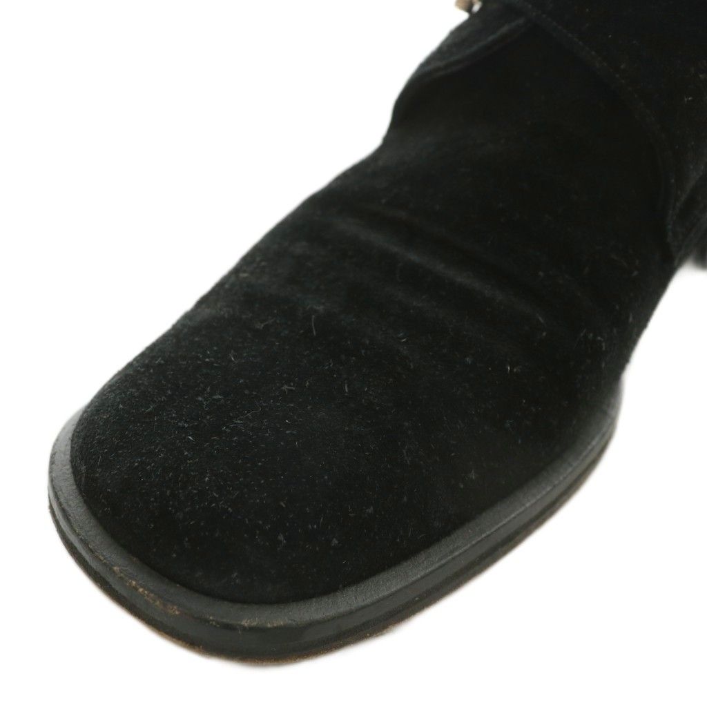 グッチ GUCCI チャッカブーツ スエード ショート ラウンドトゥ モンク