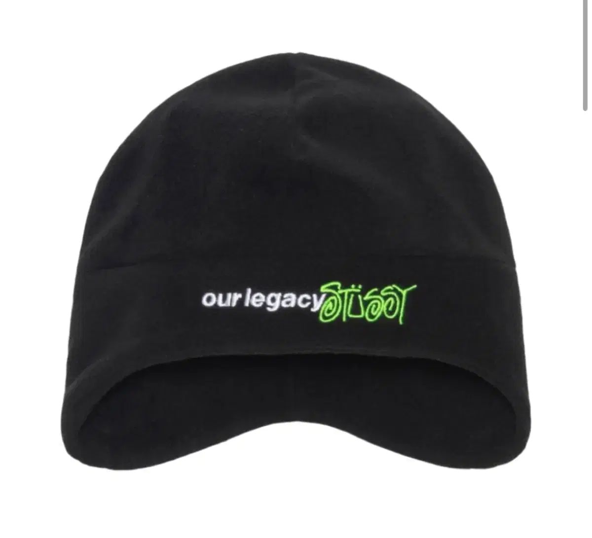 STUSSY x OUR LEGACY ワークショップ ポラ フリース ビーニー ブラック