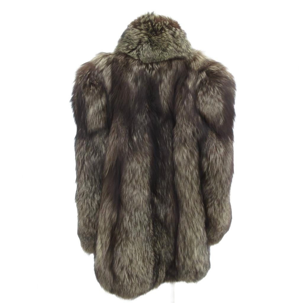 サガフォックス SAGA FOX 銀サガ ファーコート 毛皮 13 シルバー