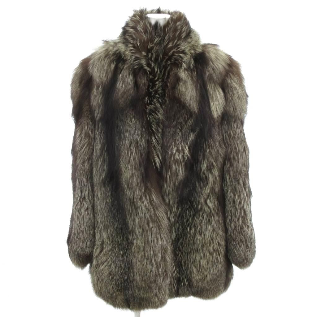 サガフォックス SAGA FOX 銀サガ ファーコート 毛皮 13 シルバー