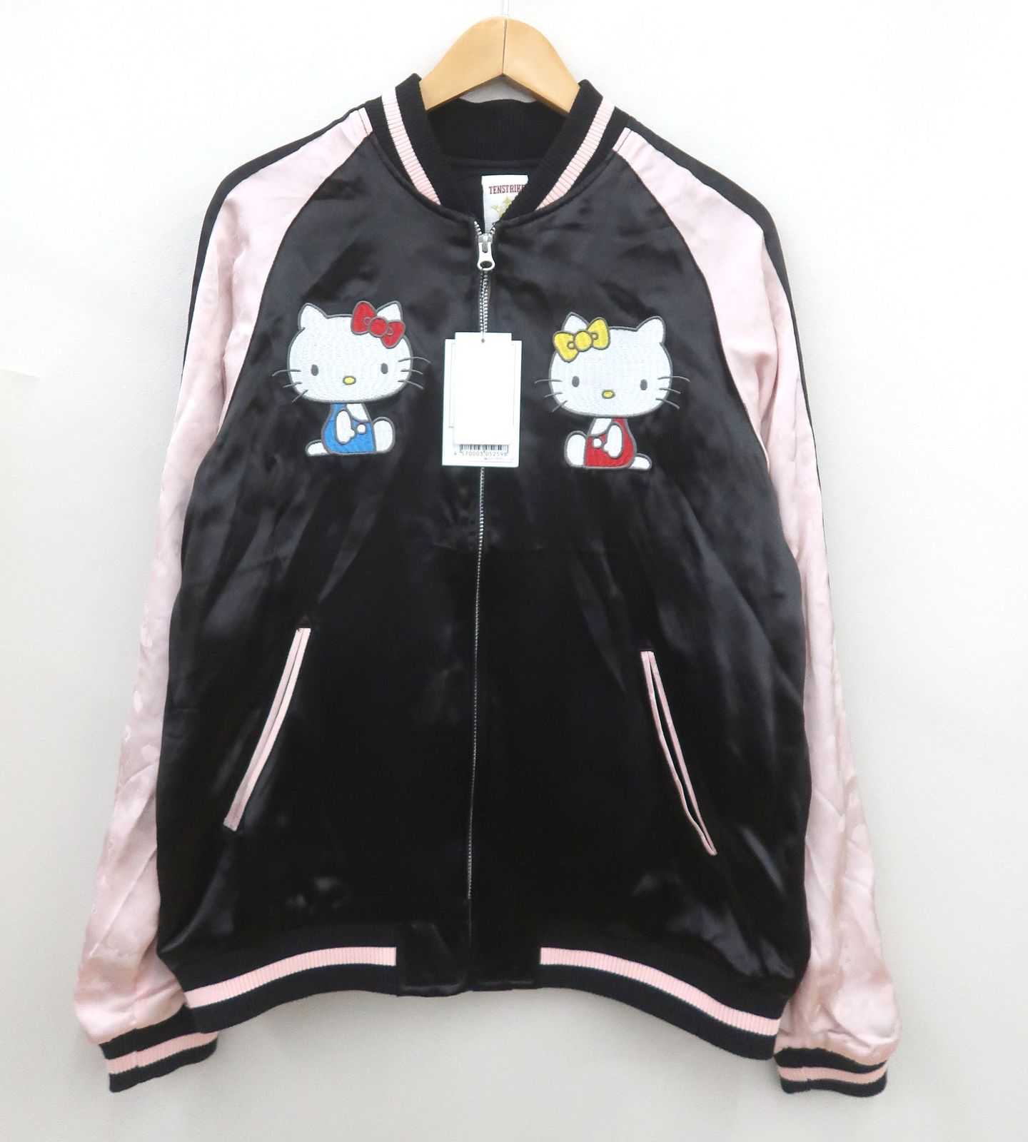 Switch Planning スイッチプランニング HKSJ 510 ハローキティとハローミミィと日本地図刺繍ジャガード袖スカジャン L