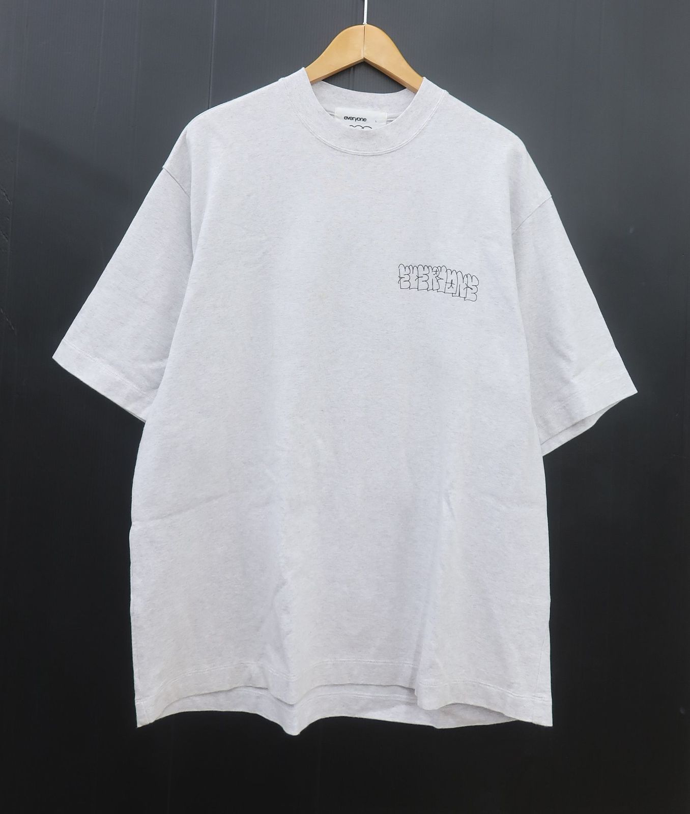 everyone エブリワン EV 23 CS 06 LOGO TEE ロゴTシャツ L